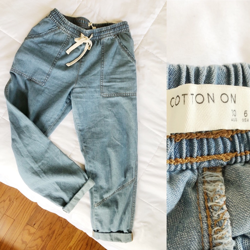Cotton On Jean/Chambray Joggers